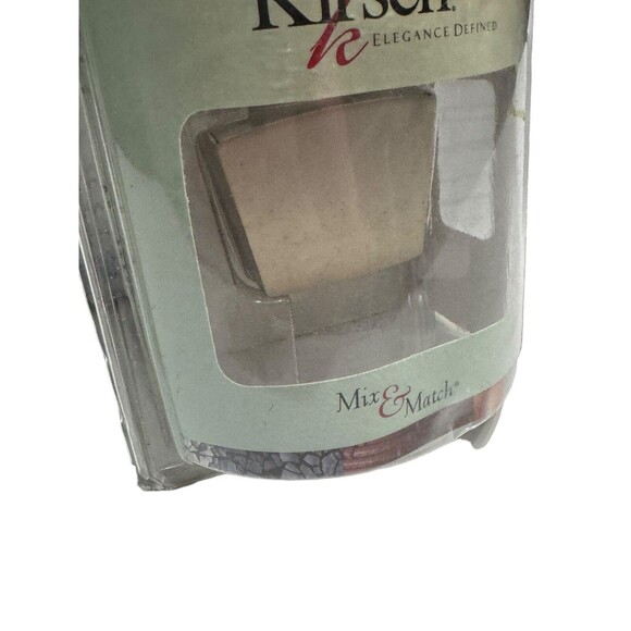 NEW Kirsch Brushed Nickel Squareish 1 3/8" Pole Finials 1 Pair - Picture 3 of 12